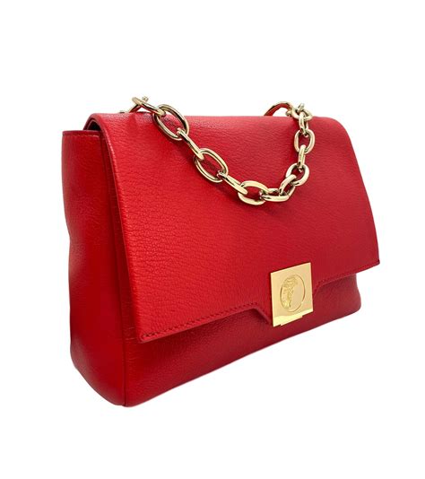 versace red bag|Versace collection evening bag.